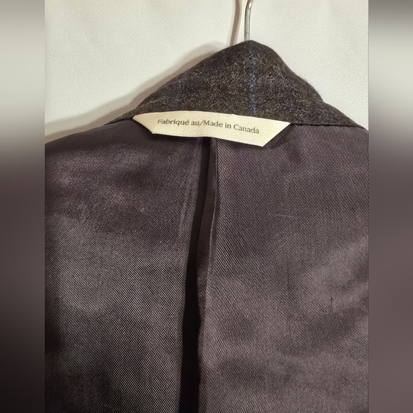 SAMUELSOHN MEN'S SUIT PINSTRIPES BROWN/BLUE 100% WOOL SIZE 46R - Picture 13 of 13